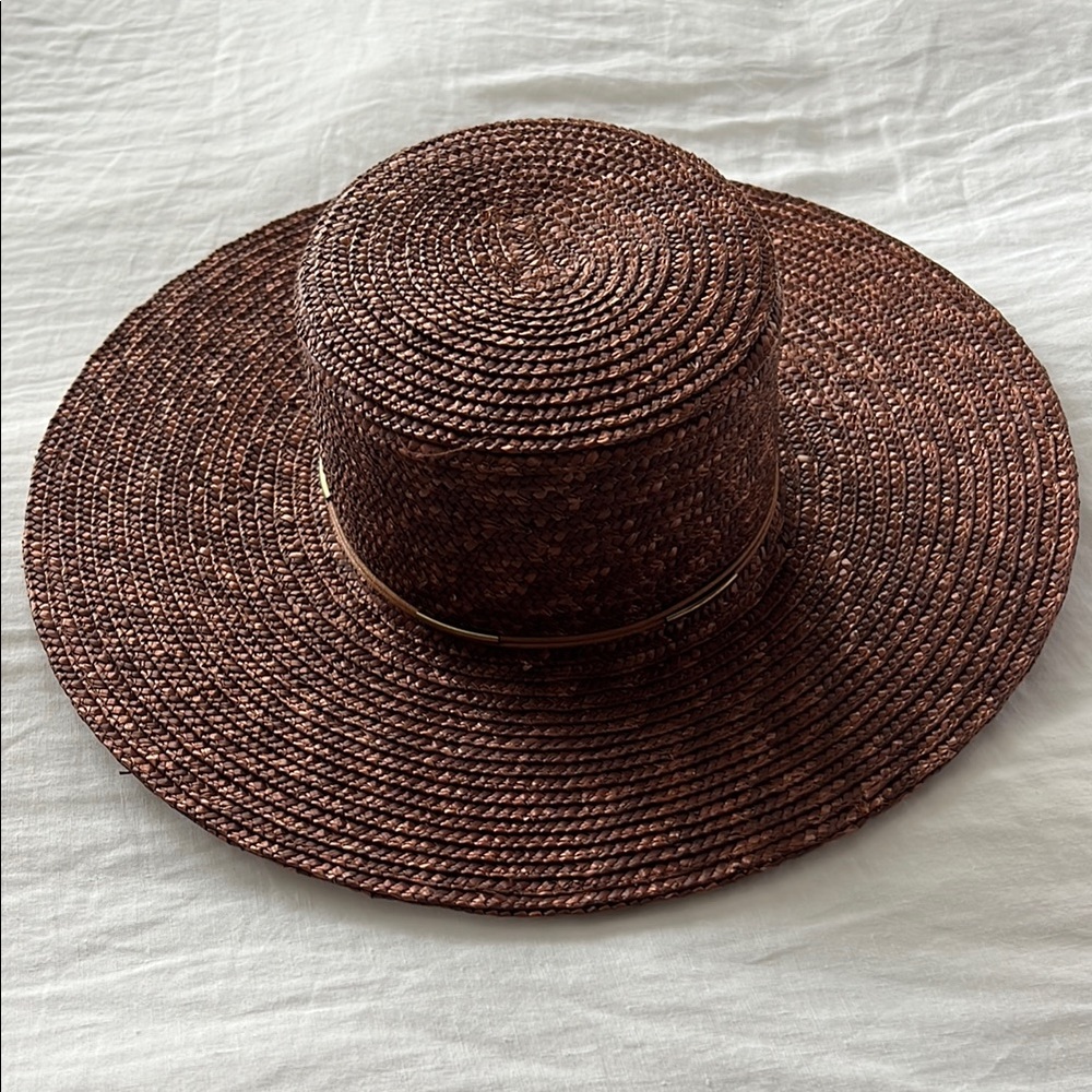 Gigi Pip Capri Medium Brown straw hat
